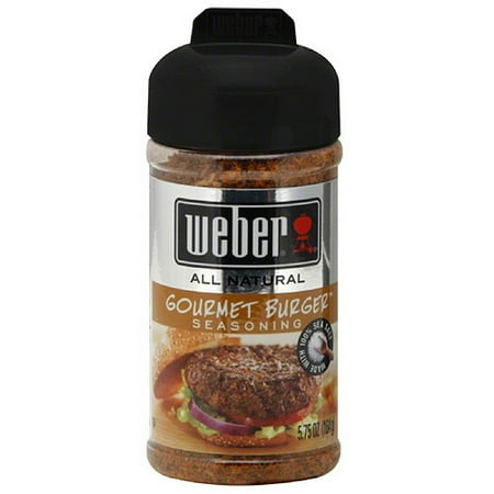 Weber Gourmet Burger Seasoning, 5.75 oz, (Pack of (Best Store Bought Burger Seasoning)