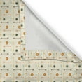 thumbnail image 5 of Ambesonne Tribal Grommet Curtain, Hipster Geometric, 50" x 84", Mint Green Orange Cream, 5 of 6