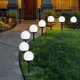 thumbnail image 1 of Solar Lights Outdoor, 2 Pack Globe Powered Solar Led Garden Lights, Waterproof for Garden Patio Walkway Landscape, 1 of 4
