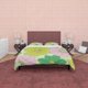 thumbnail image 4 of Ropa de cama Boho Colorido Funda Nórdica Juego de Dormitorio Bohemio, Verde Rosa Floral Edredón, 4 of 6