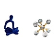 thumbnail image 1 of Figura De Esfera De Burbuja De Pensador Abstracto, Estatua Moderna, Escultura Decorativa, Colección Versátil, Adorno De Escritorio Para Oficina, Bar, Boda, Escritorio, Estante, Sala De Estar, 1 of 8