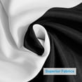 thumbnail image 4 of Cortina de ducha AmazerBath de tela blanca y negra 180 x 180 cm, 4 of 7