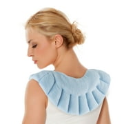 Hot and Cold Shoulder and Back Wrap- Microwavable/Freezable Compress for Comfort, Relaxation, and Soothing Achy Muscles and Joints by Bluestone