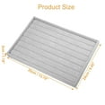 thumbnail image 2 of 1 Pcs Velvet Ring Jewelry Tray Stackable Tray Showcase for Rings Earrings Gray, 2 of 6