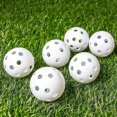 thumbnail image 4 of Balles de Golf d'Entraînement Balles de Golf de Vol Balles de Golf en Plastique Creuses Balles d'Entraînement de Golf Flux d'Air Balles de Golf pour Pratique de Swing Practice Driving Range Usage Domestique Intérieur Lot de 12, 4 of 4