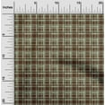 thumbnail image 1 of oneOone Georgette Viscose Fabric Check Kasuri Print Sewing Fabric BTY 42 Inch Wide, 1 of 4