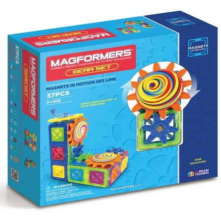 Magformers Magnets in Motion 37-Piece Magnetic Construction Gear