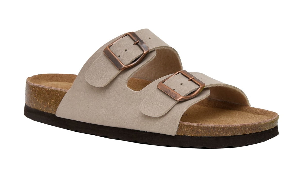 Comfort CUSHIONAIRE Womens Lane Cork Footbed Sandal with