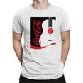 thumbnail image 2 of Officially Licensed Coca Cola Guitar Logo Design Men's T-shirt, 2 of 3