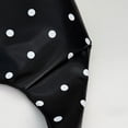 thumbnail image 5 of Hfppkn Polka Dot PU Leather Shoulder Bag Large Capacity Casual Tote Handbag for Commuting 49x10x28cm Black, 5 of 7