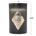 thumbnail image 5 of Manly Indulgence Black Fig 22 oz 2 Wick Candle, Black, 5 of 7
