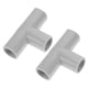 thumbnail image 5 of ColoMX 2 piezas de conector para corralito: conector para corralito de bebé, accesorios de tubería de 3 vías para cercas, accesorios de instalación para cercas de bebé, 5 of 7
