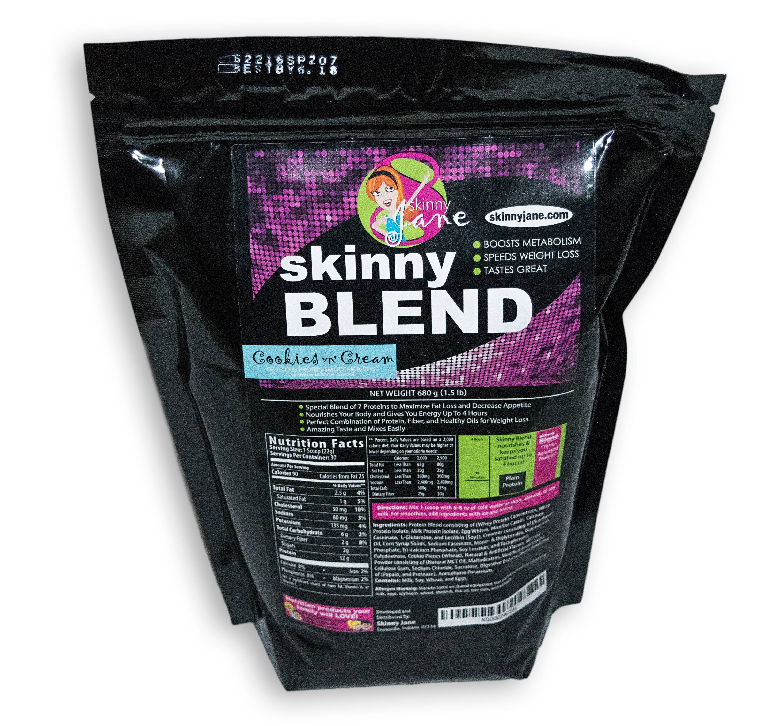 Skinny Blend Best Tasting Protein Shake for Women Weight Loss Shakes Meal Replacement