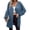 Sky Blue, variant on Babysbule Womens Cardigans Fashion Women Solid Loose Long Sleeve Cardigan Coat Blouse Women's Top Blouse