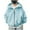 Sky Blue, variant on Odeerbi Kids Boys Winter Coat Dinosaur Printed Jacket Warm Outerwear Overcoat Fall Wear Long Sleeve Hooded Jackets Green