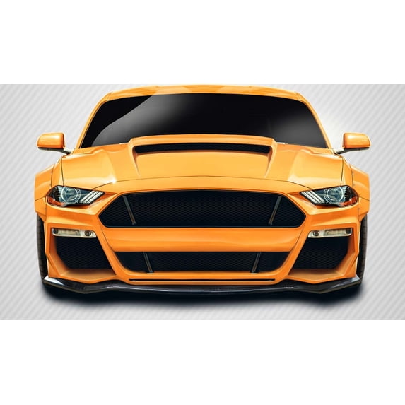 2018-2023 Ford Mustang Carbon Creations Grid Front Lip Under Spoiler - 1 Piece