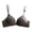 Coffee, variant on No Underwire Push Up Tshirts Bras Solid Thin Full Coverage Bralettes Sexy Seamless Underwear for Women
