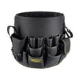 thumbnail image 1 of Garden Tool Bag Oxford Organizer Props Basket Bucket Pouch Multi-Pocket Large Opening Multi-function Planting Props for Yards Black, 1 of 9