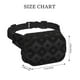 thumbnail image 4 of Fotbe Black Poker Cangurera Cuadrada con Estampado de Doble Capa, Bolsa de Cintura Ajustable Mini para Hombres y Mujeres, 4 of 9