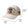thumbnail image 2 of USA 250th Anniversary Baseball Cap – Patriotic Hat with Bald Eagle Print, Adjustable Independence Day Commemorative Gift for Men & Women, 2 of 5