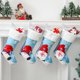 thumbnail image 3 of Medias De Navidad Calcetines De Papá Noel Sin Rostro Bolsa De Dulces Para Chimenea Decoración De Fiesta De Navidad seitruly HA037857-00, 3 of 6