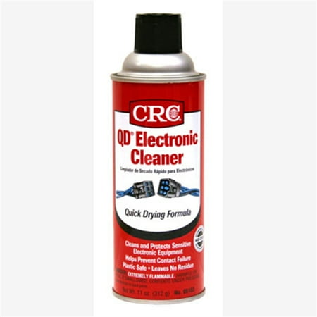 CRC 5103 Quick Dry Electronic Cleaner - 11 Wt Oz. (Best Electrical Contact Cleaner)