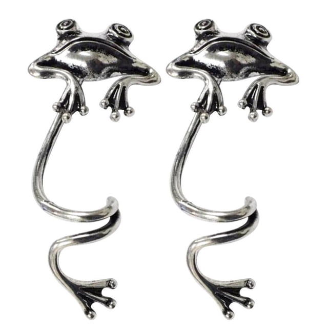 Pendientes De Rana Con Clip Para Oreja Sin Perforación Para Mujer, Pendientes Con Forma De Animal De Rana Sweethay AP005673-00