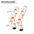 thumbnail image 3 of Bingfone Compression Socks for Women and Men Long Socks for Running Athletic Cycling Nurse-Mushrooms, 3 of 8