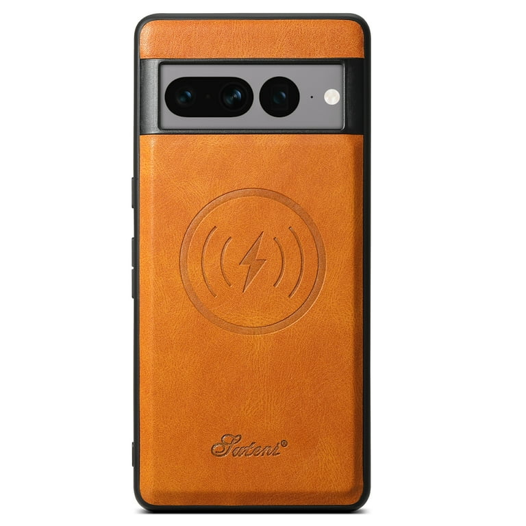 ELEHOLD for Google Pixel 7A Leather Case Premium Leather Material