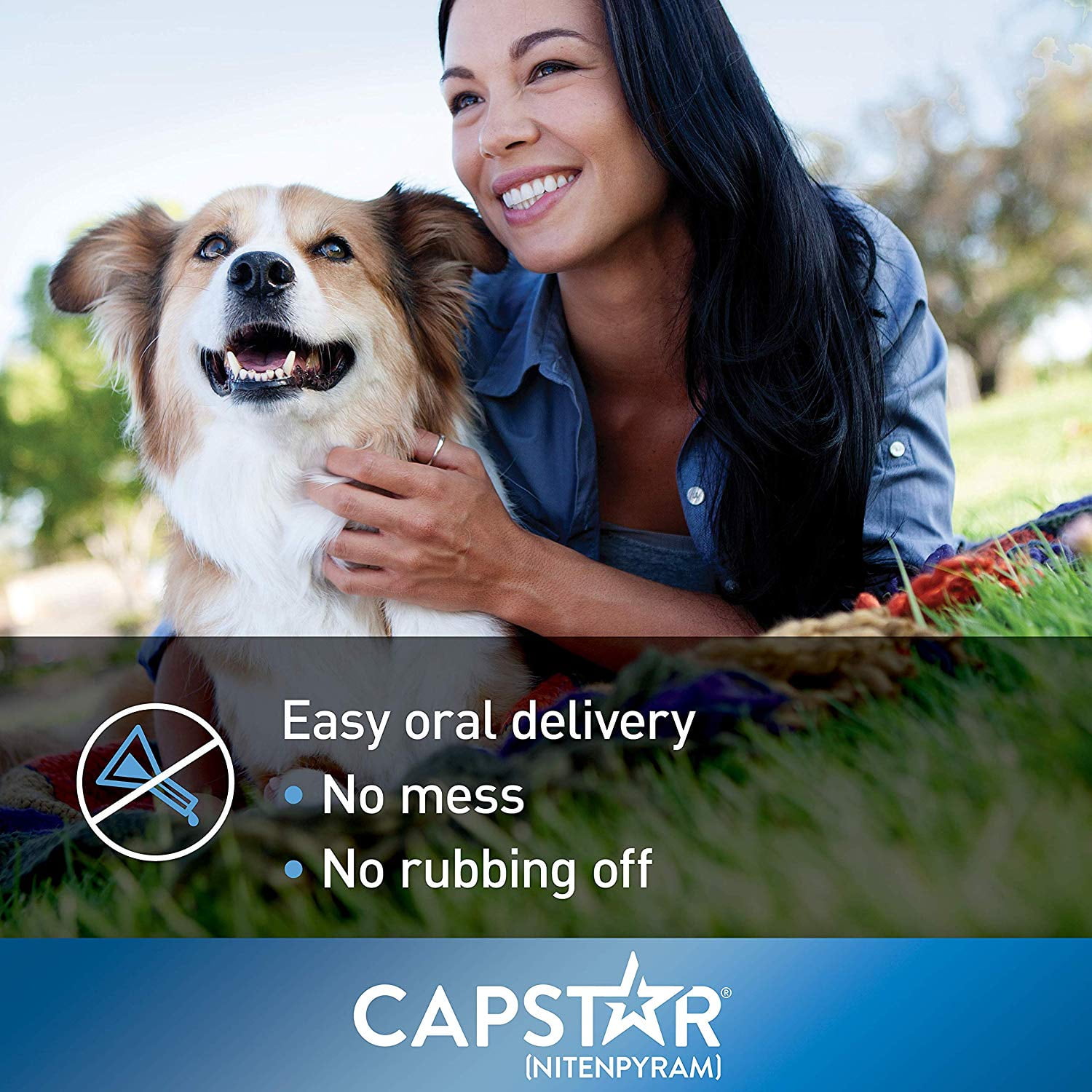 CAPSTAR Fast-Acting Oral Flea Treatment for Large Dogs, over 25 lbs, 6 Count