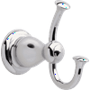 Leland Double Robe Hook in Chrome