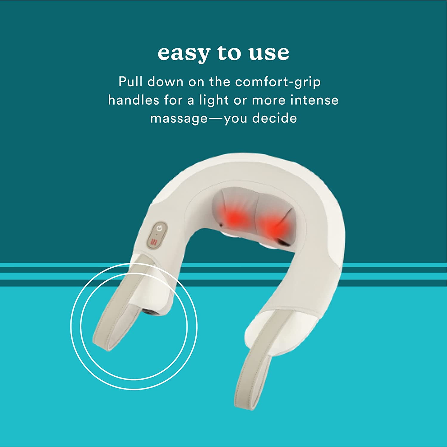Open Box Homedics Shiatsu Rechargeable Neck Massager with Heat
