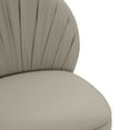thumbnail image 4 of TOV Furniture Aliyah Grey Vegan Leather Dining Chair, 4 of 8