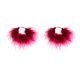 thumbnail image 1 of Pendientes de collar de mujer de nicho peludo con corbata de plumas dulce y fresca corta de fiesta excesiva color burdeos, 1 of 5