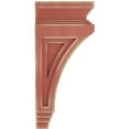 thumbnail image 2 of Ekena Millwork 3 7/8"W x 4 1/2"D x 14"H Arts and Crafts Wood Vintage Decor Corbel, Salvage Red, 2 of 6
