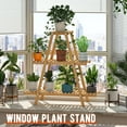 thumbnail image 5 of Plant Stand Indoor Plant Shelf Outdoor bamboo Plant Rack, 3 Tiers Ladder Plant Holder Flower Stand for Living Room Balcony Garden Patio,Living Room  Home Decor for Gardening Gifts (Natural), 5 of 14