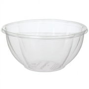Eco-Products Clear Disposable PLA Plastic Salad Bowl, Eco-Friendly Compostable Take Out Salad Bowl, 32 oz, Case of 300
