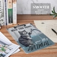 thumbnail image 4 of Fashion Clipboard,A4 Letter Size Wooden Decorative Clipboards, Cute Design, A4 Standard Size,Low Profile Clip with Retractable Hanging Tab, Cat, Raccoon, Bath Soap, Wash Your Paws 12.5"x9", 4 of 6