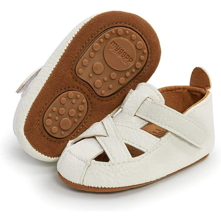 

Isbasic Infant Baby Boys Girls Summer Beach Sandals Breathable Athletic Anti-slip Soft Sole Newborn First Walker Crib Shoes