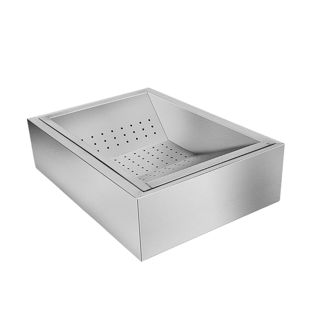 QualitChoice French Fries Dump Station Removable for 52x38x14cm Cooking Shops Fried Fast Chicken Food