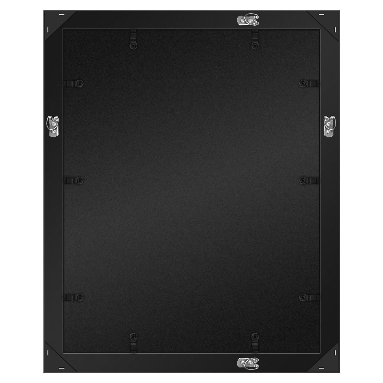 Americanflat 12x18 Poster Frame with Plexiglass plexi front designed vertically horizontally mounting ideal - Black