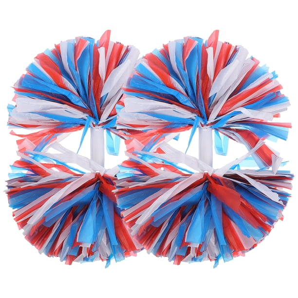 2 piezas Cheer pomm pomm espíritu metálico espíritu animador accesorios de animadores de pomm