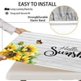 thumbnail image 5 of Picnic Table Cover with Bench Covers Sunflower Waterproof Fitted Picnic Table Cloths Wood Texture Elastic Picnic Tablecloth Outdoor Camping Essentials, 5 of 6