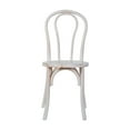 thumbnail image 6 of Merrick Lane Thonet Style Solid Wood Dining Chair with Stackable Design and Elegant Finish in White Wash, 6 of 11
