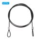 thumbnail image 3 of Cable de seguridad Uxcell con cerradura de acero inoxidable y doble lazo para iluminación de escenario y candado de equipaje de 3.3 pies, 3 of 6