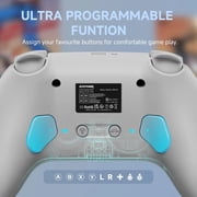 ECHTPower Wireless Gamepad with Hall Effect Joystick and Adjustable Turbo for Switch 2 and PC (Dark Gray)
