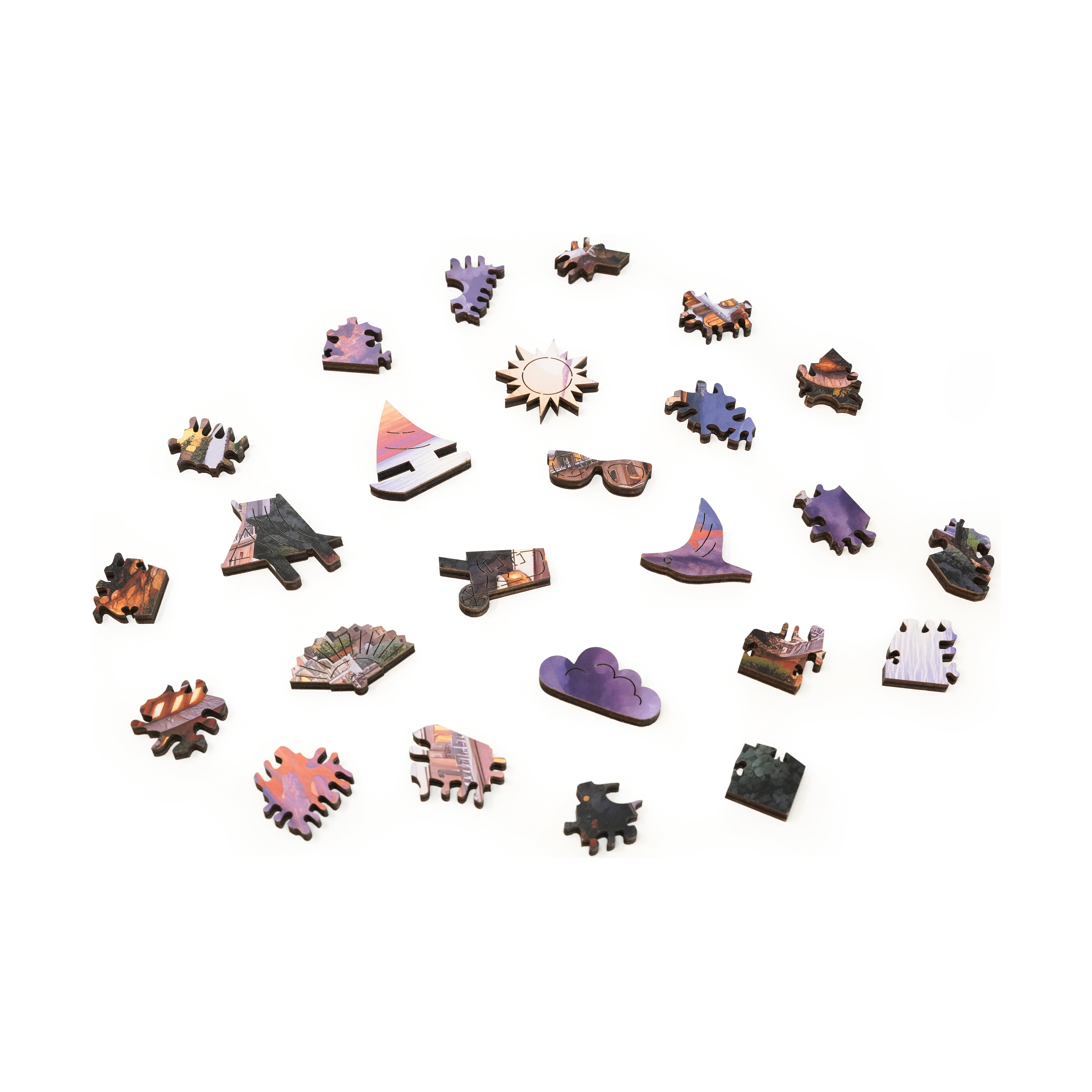 AreYouGame.com Wooden Jigsaw Puzzle - Ocean View Sunset: 237 Pcs