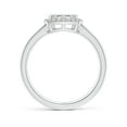 thumbnail image 2 of ANGARA Natural Cushion Composite Diamond Halo Ring in 14K White Gold for Women (Size-3.6mm| Color-I-J| Clarity-I1-I2) | April Birthstone, Anniversary, Jewelry Gift for Women | Natural Diamond Ring, 2 of 8