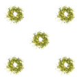 thumbnail image 1 of yingyy 1/2/3/5 Artificial Plastic Flower Wreath Simulation Daisy Garland Spring Rattan Hoop Large Decor Front Door Home Wedding 5PCS, 1 of 6