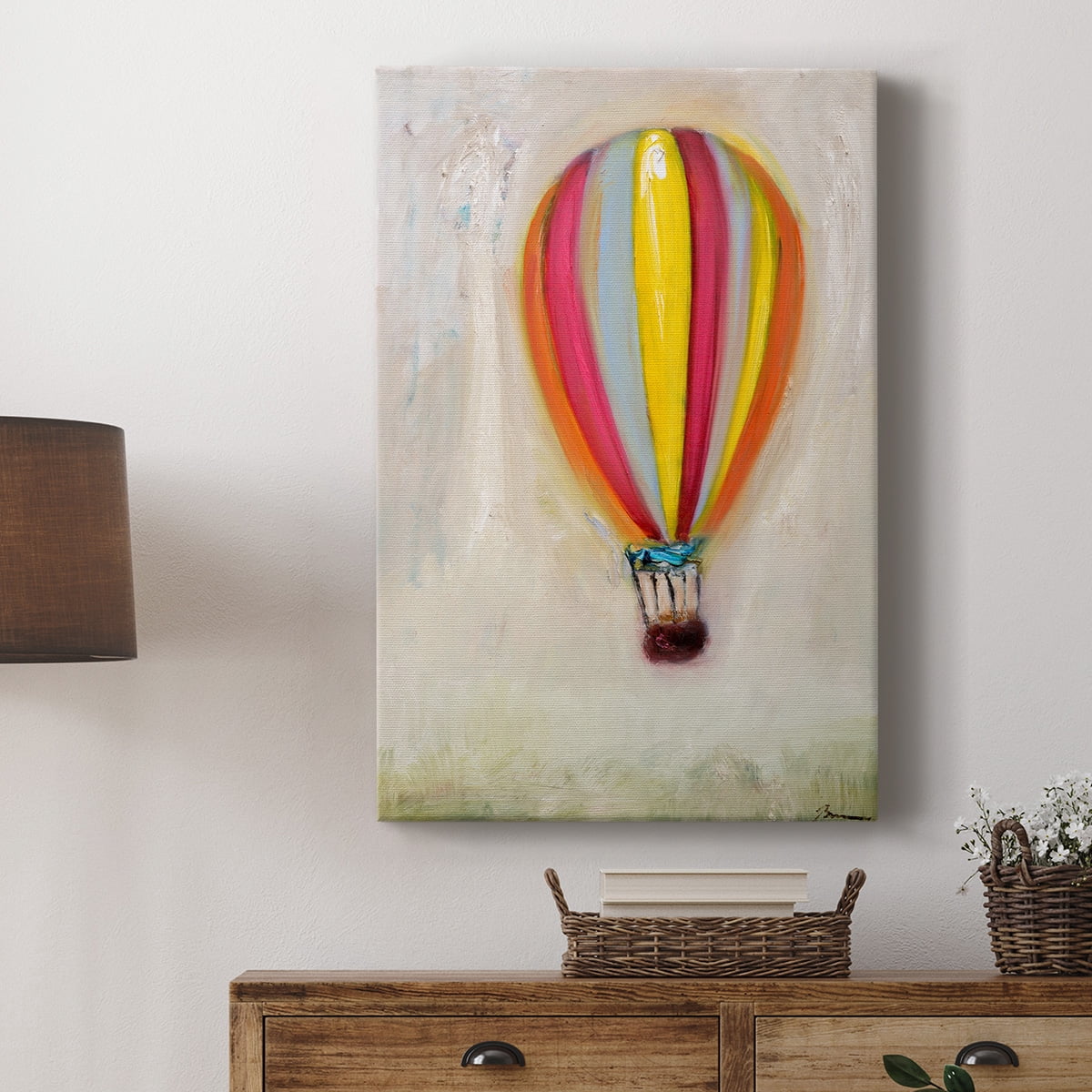 Lucky Hot Air Balloon Premium Gallery Wrapped Canvas - Ready to Hang